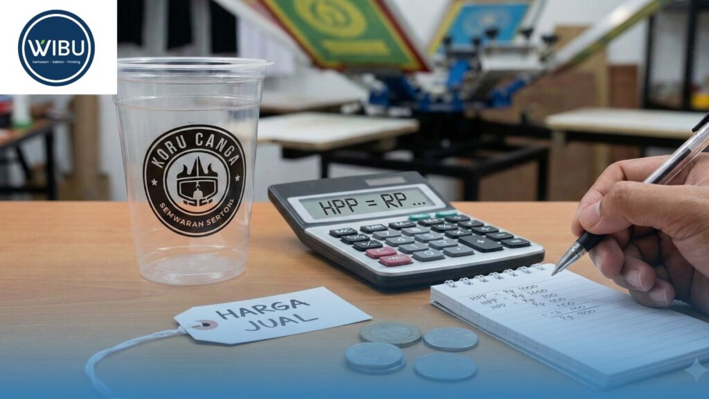 Cara Menghitung Biaya Sablon per Gelas Cup agar Harga Jual Tidak Rugi