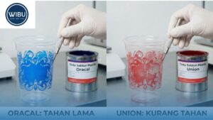 Review Tinta Sablon Plastik Oracal vs Union: Mana yang Lebih Tahan Lama untuk Gelas Cup?