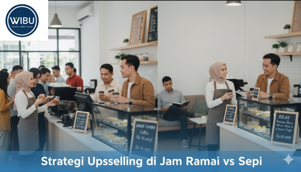 Strategi Upselling di Jam Ramai vs Sepi