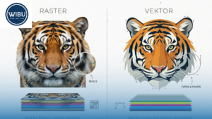 Raster vs Vector untuk Sablon Digital
