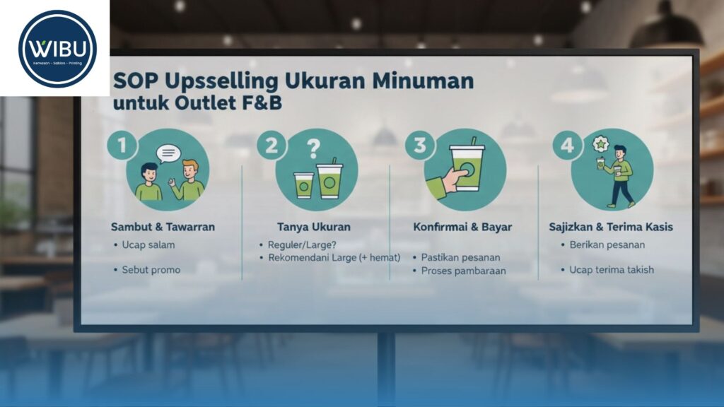 SOP Upselling Ukuran Minuman untuk Outlet F&B