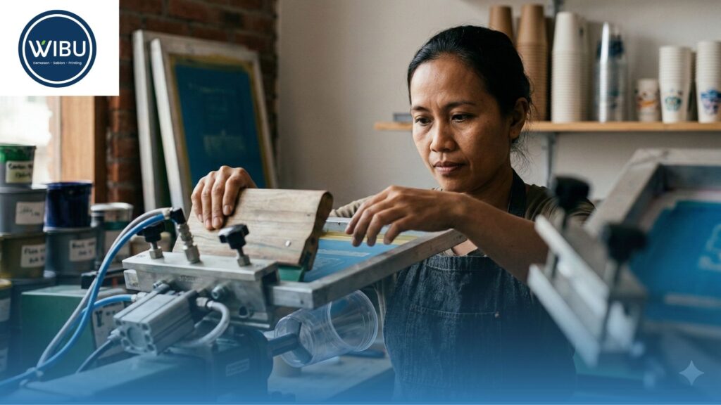 Jenis Mesin Sablon Gelas Cup