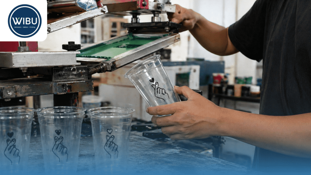 Jasa Sablon Cup Plastik